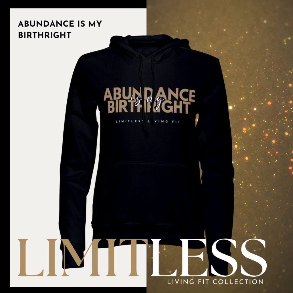 Abundance is my birthright oversized hoodie